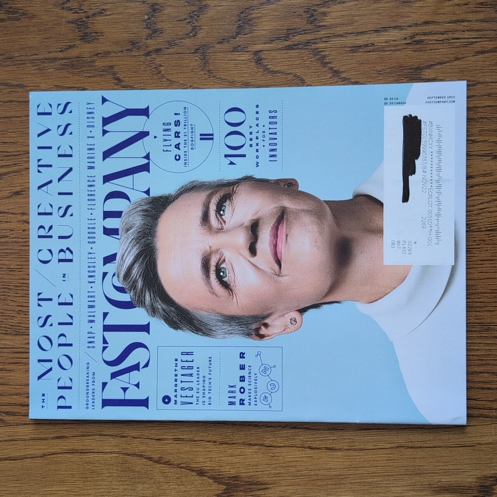 Fast Company Magazine September 2022 The Most Creative People In Business